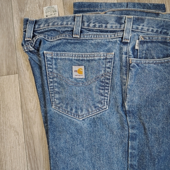 Carhartt Men's Relaxed Fit Blue Jeans 38X32 - Picture 6 of 8